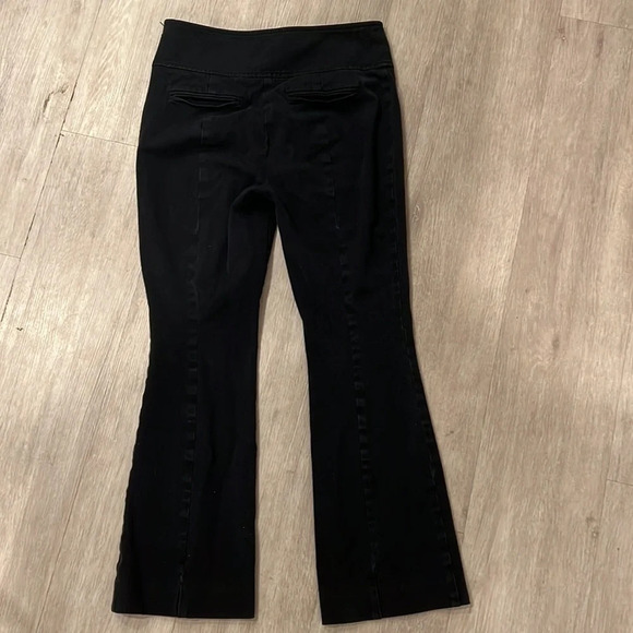 Anthropologie Black Flare Pants - Picture 3 of 4